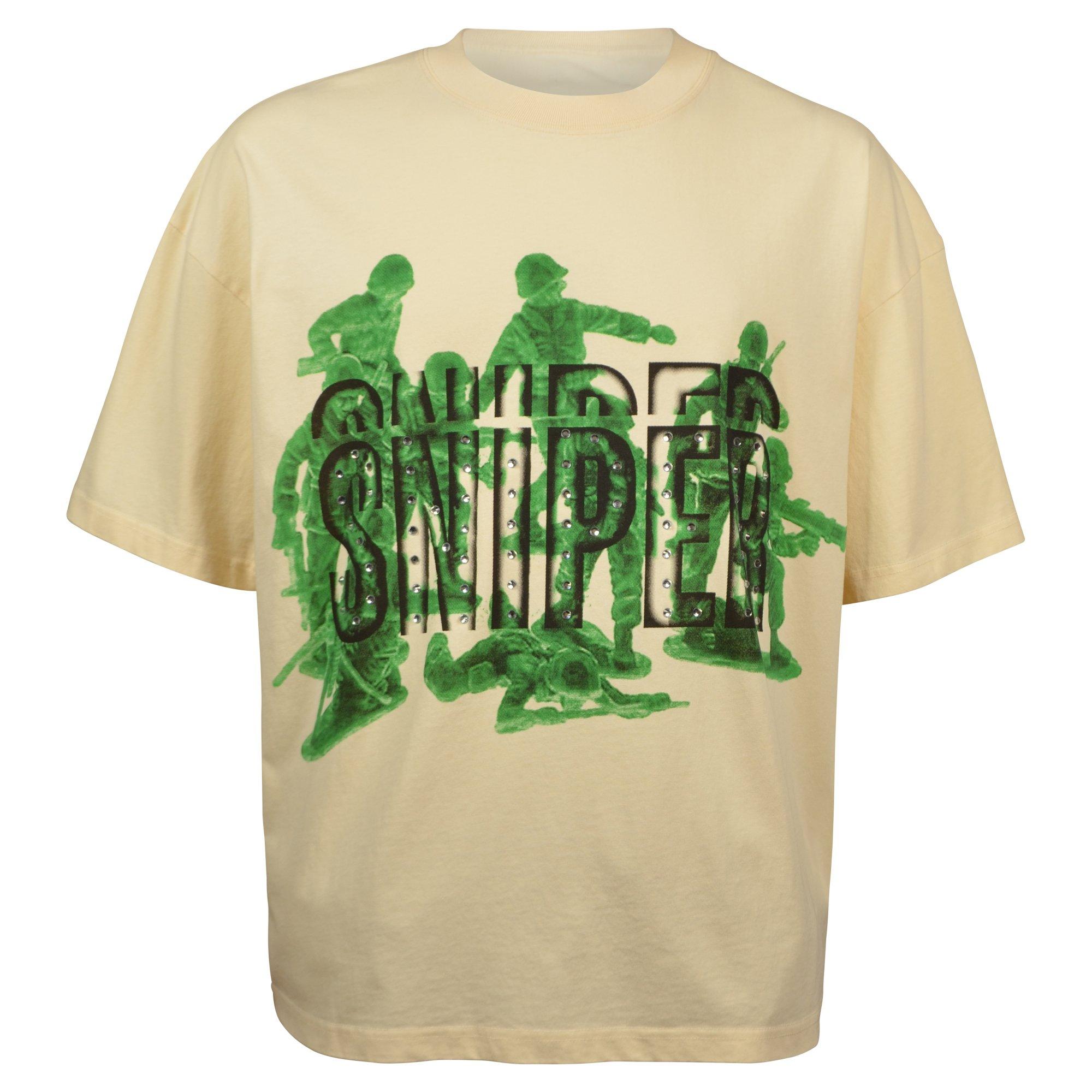 Sniper Gang Men's Toy Soldier Tee - CREAM